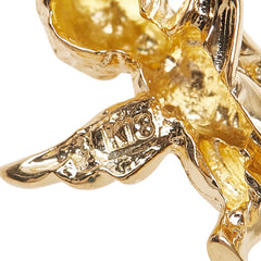 K18YG イエローゴールド エンジェル モチーフ ペンダントトップ レディース 【中古】