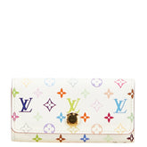 ルイ ヴィトン モノグラム マルチカラー ミュルティクレ4 キーケース4連 M93731 ホワイト マルチカラー PVC レザー レディース LOUIS VUITTON 【中古】
