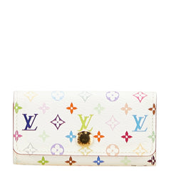 ルイ ヴィトン モノグラム マルチカラー ミュルティクレ4 キーケース4連 M93731 ホワイト マルチカラー PVC レザー レディース LOUIS VUITTON 【中古】