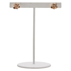 クレージュ K10PG ピンクゴールド 花 フラワー モチーフ スタッドピアス レディース courreges 【中古】