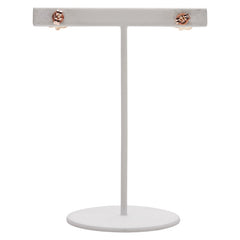 クレージュ K10PG ピンクゴールド 花 フラワー モチーフ スタッドピアス レディース courreges 【中古】