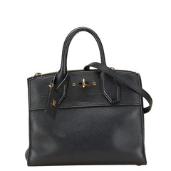 ルイ ヴィトン シティスティーマーPM ハンドバッグ ショルダーバッグ 2WAY M51028 ノワール ブラック レザー レディース LOUIS VUITTON 【中古】