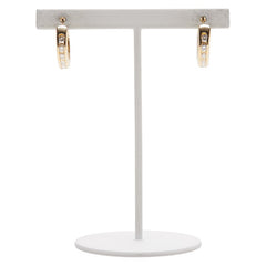 K18YG イエローゴールド ダイヤ0.50ct フープピアス レディース 【中古】