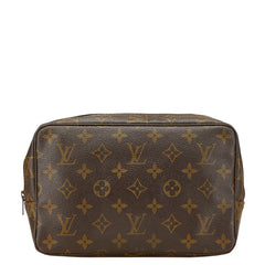 ルイ ヴィトン モノグラム トゥルース トワレット23 セカンドバッグ クラッチバッグ M47524 ブラウン PVC レザー レディース LOUIS VUITTON 【中古】