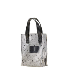 ヴァレンティノ ポワンデスプリ ハンドバッグ ショルダーバッグ 2WAY ブラック クリア ビニール レザー レディース VALENTINO 【中古】