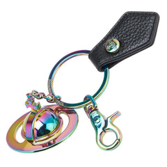 ヴィヴィアンウエストウッド スリーディー オーブ イリディセント チャーム マルチカラー メタル レザー レディース Vivienne Westwood 【中古】