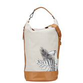 ザネラート ショルダーバッグ ハンドバッグ 2WAY ブラウン ベージュ PVC レザー レディース ZANELLATO 【中古】