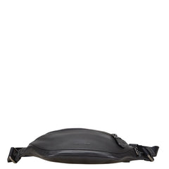 コーチ ロゴ ボディバッグ ブラック レザー レディース COACH 【中古】