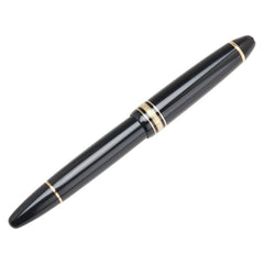 モンブラン マイスターシュテュック 146 万年筆 ブラック ゴールド K14YG イエローゴールド プラスチック レディース MONTBLANC 【中古】