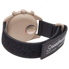 オメガ × スウォッチ ムーンスウォッチ MISSION TO JUPITER 腕時計 SO33C100 クオーツ ベージュ文字盤 セラミック ナイロン メンズ OMEGA 【中古】