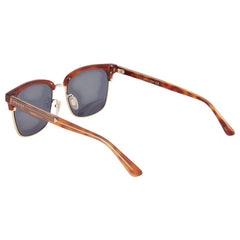 グッチ ロゴ UVカット ハーフリム クリングスタイプ アイウェア サングラス GG0382S ブラウン プラスチック レディース GUCCI 【中古】