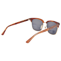 グッチ ロゴ UVカット ハーフリム クリングスタイプ アイウェア サングラス GG0382S ブラウン プラスチック レディース GUCCI 【中古】