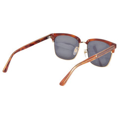 グッチ ロゴ UVカット ハーフリム クリングスタイプ アイウェア サングラス GG0382S ブラウン プラスチック レディース GUCCI 【中古】