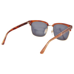 グッチ ロゴ UVカット ハーフリム クリングスタイプ アイウェア サングラス GG0382S ブラウン プラスチック レディース GUCCI 【中古】