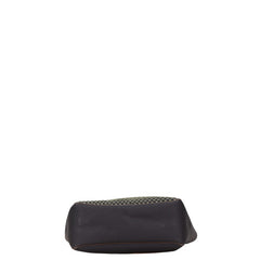 ハンティングワールド サファリトゥデイ ロゴ トートバッグ ハンドバッグ ブラック ブラウン キャンバス レザー レディース HUNTING WORLD 【中古】