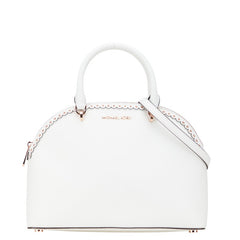 マイケルコース エミー ハンドバッグ ショルダーバッグ 2WAY ホワイト レザー レディース Michael Kors 【中古】