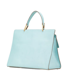 バレンシアガ ハンドバッグ ショルダーバッグ 2WAY ブルー オーストリッチ レザー レディース BALENCIAGA 【中古】