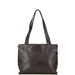 シャネル ココマーク トートバッグ ハンドバッグ ブラウン ラムスキン レディース CHANEL 【中古】