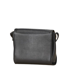 バーバリー ノバチェック シャドーホース ショルダーバッグ ブラック レザー レディース BURBERRY 【中古】