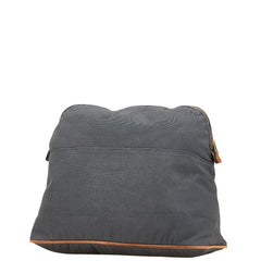 エルメス ボリードポーチGM ポーチ グレー ブラウン コットン レディース HERMES 【中古】