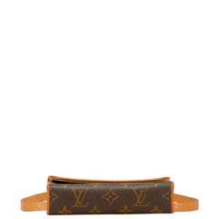 ルイ ヴィトン モノグラム ポシェット フロランティーヌ ボディバッグ ウエストバッグ ショルダーバック M51855 ブラウン PVC レザー レディース LOUIS VUITTON 【中古】