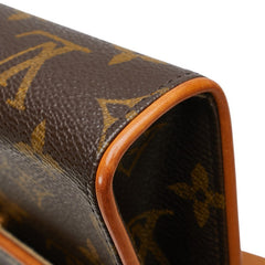 ルイ ヴィトン モノグラム ポシェット フロランティーヌ ボディバッグ ウエストバッグ ショルダーバック M51855 ブラウン PVC レザー レディース LOUIS VUITTON 【中古】