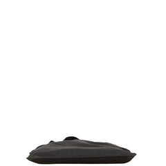 プラダ 三角ロゴプレート ショルダーバッグ ブラック ナイロン レディース PRADA 【中古】