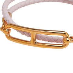 エルメス ルリ ドゥブルトゥール ブレスレット モーヴパール ゴールド ヴォースイフト メッキ レディース HERMES 【中古】