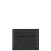 ボッテガヴェネタ イントレチャート カードケース ブラック レザー レディース BOTTEGAVENETA 【中古】