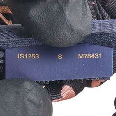 ルイ ヴィトン モノグラム シュシュ ハート ヘアアクセサリー M78431 ブラック ピンク シルク レディース LOUIS VUITTON 【中古】