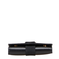 サルヴァトーレフェラガモ ヴァラ 6連 キーケース ブラック レザー レディース Salvatore Ferragamo 【中古】