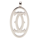 カルティエ マストライン ロゴ ペンダントトップ シルバー メタル レディース CARTIER 【中古】