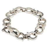 サルヴァトーレフェラガモ ガンチーニ ブレスレット シルバー メタル レディース Salvatore Ferragamo 【中古】