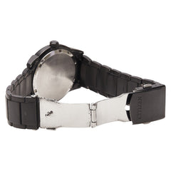 シチズン エコドライブ 腕時計 E111-S095042 ソーラー電波時計 ブラック文字盤 ステンレススチール メンズ CITIZEN 【中古】