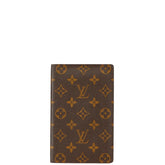ルイ ヴィトン モノグラム ポルトパスポート カルトクレディ パスポートケース M60176 ブラウン PVC レディース LOUIS VUITTON 【中古】