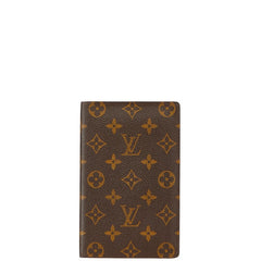 ルイ ヴィトン モノグラム ポルトパスポート カルトクレディ パスポートケース M60176 ブラウン PVC レディース LOUIS VUITTON 【中古】