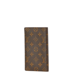 ルイ ヴィトン モノグラム ポルトパスポート カルトクレディ パスポートケース M60176 ブラウン PVC レディース LOUIS VUITTON 【中古】