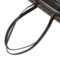 ルイ ヴィトン ダミエ パリオリGM トートバッグ N51124 エベヌ ブラウン PVC レザー レディース LOUIS VUITTON 【中古】