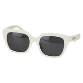 セリーヌ ロゴ サングラス CL40198F ホワイト プラスチック レディース CELINE 【中古】