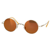 ドルチェアンドガッバーナ 丸形 サングラス ブラウン プラスチック レディース DOLCE&GABBANA 【中古】