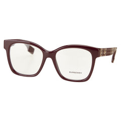 バーバリー シルヴィ ウェリントン メガネ B2363 パープル プラスチック レディース BURBERRY 【中古】