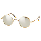 ドルチェアンドガッバーナ 丸形 サングラス DG2168 ゴールド ブラック プラスチック レディース DOLCE&GABBANA 【中古】