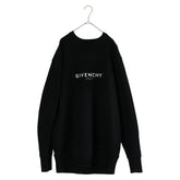 ジバンシー ロゴ スウェットトレーナー サイズ:M ブラック コットン メンズ Givenchy 【中古】