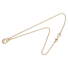 ジバンシー ロゴプレート ラインストーン ネックレス ゴールド メッキ レディース Givenchy 【中古】