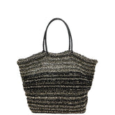 アンテプリマ ワイヤーバッグ トートバッグ ハンドバッグ ブラック ビニール レディース ANTEPRIMA 【中古】