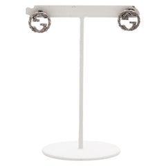 グッチ インターロッキングG アラベスク ピアス 239010 SV925 シルバー レディース GUCCI 【中古】