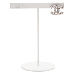 シャネル ココマーク ラインストーン 片耳 ピアス シルバー メタル レディース CHANEL 【中古】