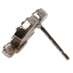 シャネル ココマーク ラインストーン 片耳 ピアス シルバー メタル レディース CHANEL 【中古】