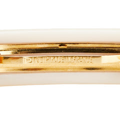 シャネル ココマーク パール バレッタ ベージュ ゴールド メッキ レジン レディース CHANEL 【中古】