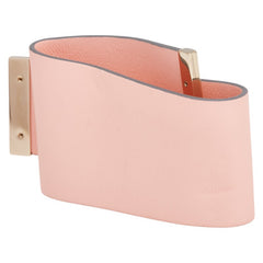 ディオール ブレスレット ライトピンク レザー フェイクパール レディース Dior 【中古】